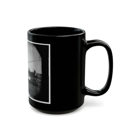 Brandy Station, Virginia. Army Of The Potomac. Western Half Of The Camp. Chapel In Foreground (U.S. Civil War) Black Coffee Mug - Go Mug Yourself