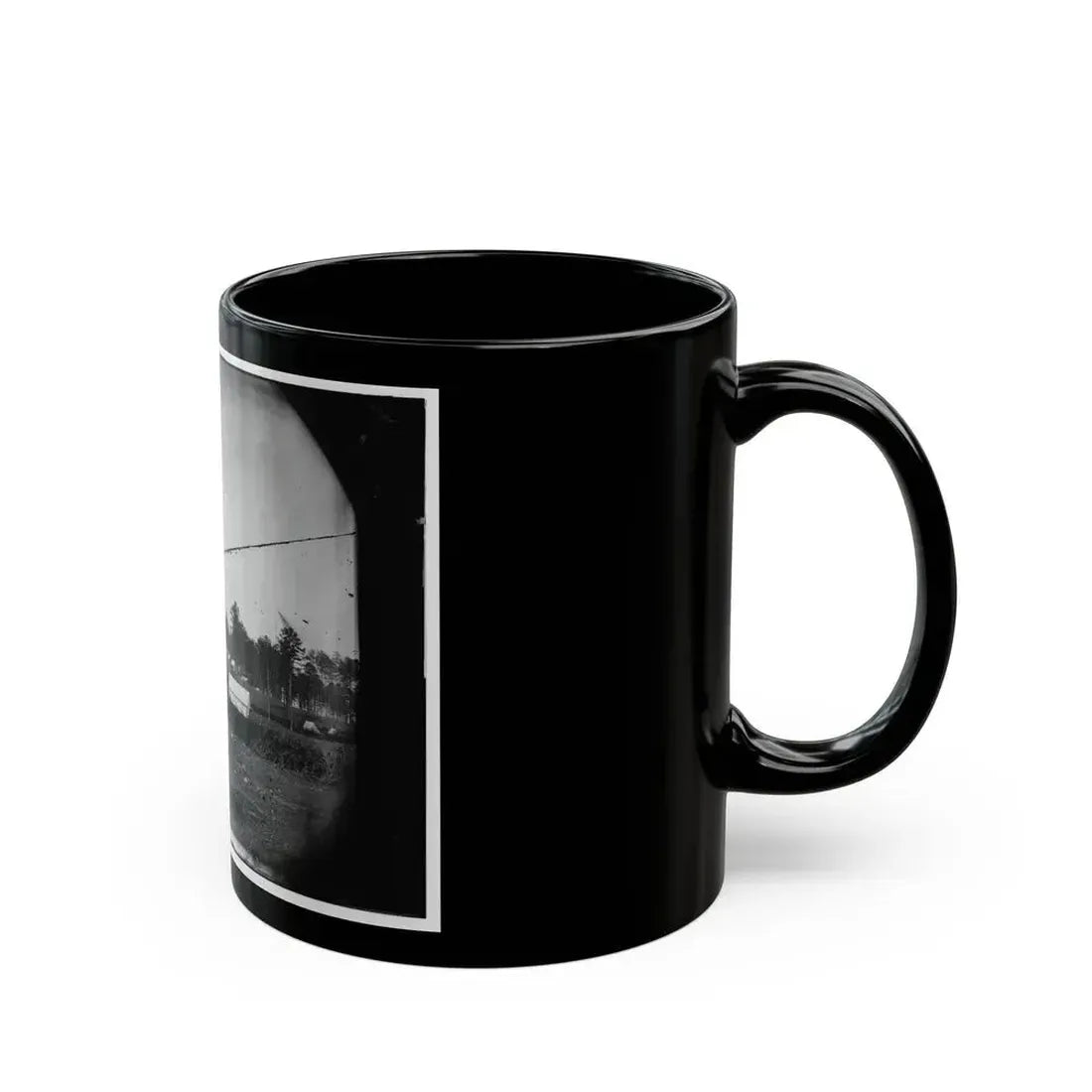 Brandy Station, Virginia. Army Of The Potomac. Western Half Of The Camp. Chapel In Foreground (U.S. Civil War) Black Coffee Mug - Go Mug Yourself