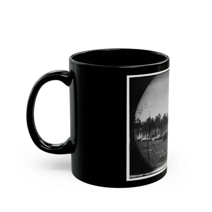 Brandy Station, Virginia. Army Of The Potomac. Western Half Of The Camp. Chapel In Foreground (U.S. Civil War) Black Coffee Mug - Go Mug Yourself