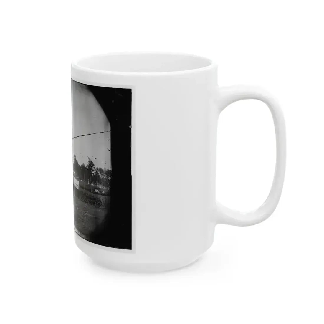 Brandy Station, Virginia. Army Of The Potomac. Western Half Of The Camp. Chapel In Foreground (U.S. Civil War) White Coffee Mug - Go Mug Yourself