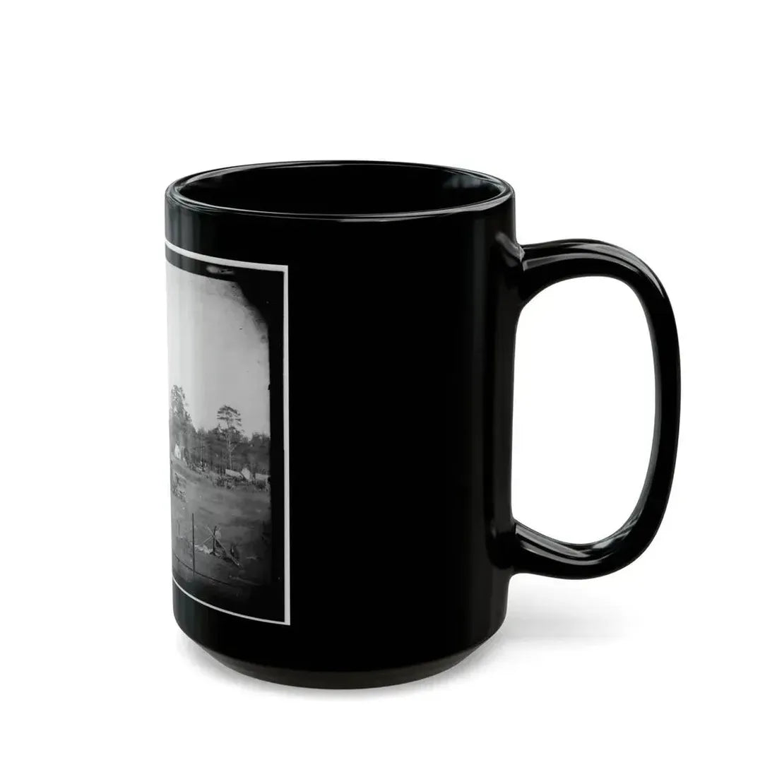 Brandy Station, Virginia. Bates Quarters. Headquarters, Army Of The Potomac (U.S. Civil War) Black Coffee Mug - Go Mug Yourself