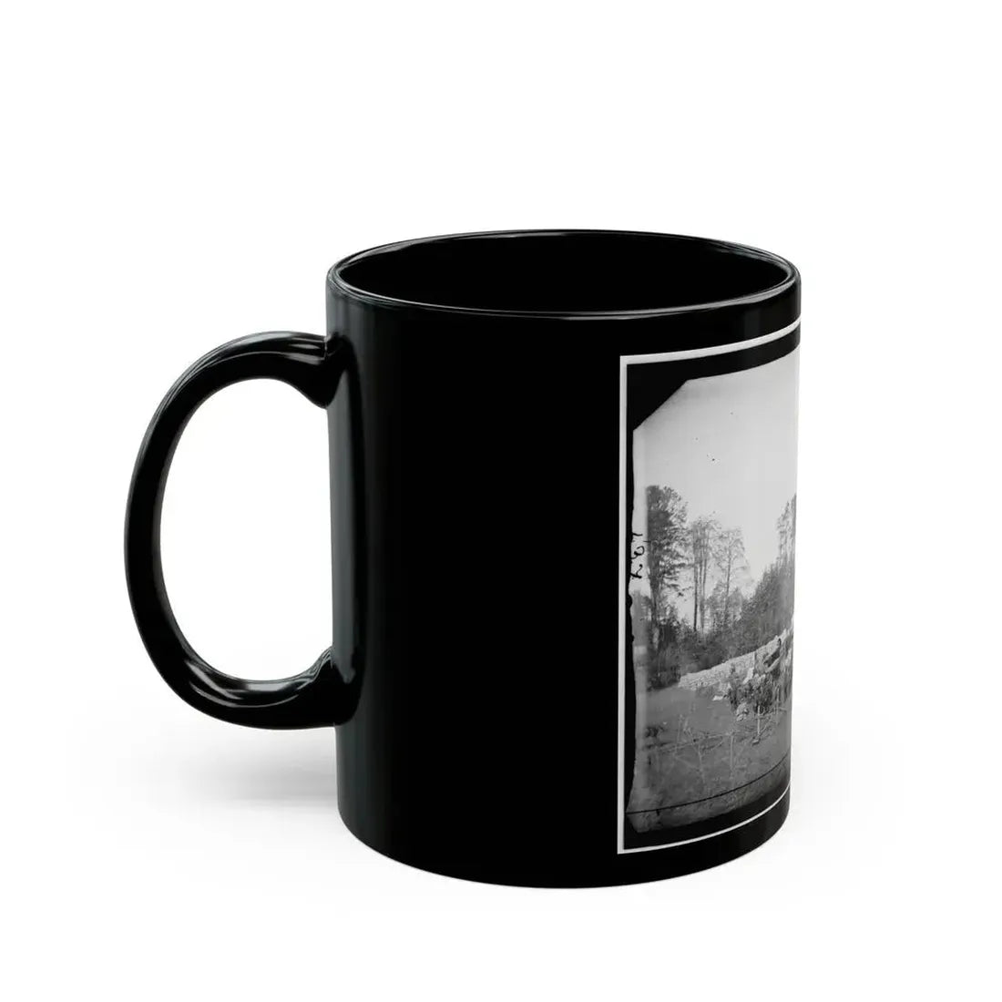 Brandy Station, Virginia. Bates Quarters. Headquarters, Army Of The Potomac (U.S. Civil War) Black Coffee Mug - Go Mug Yourself