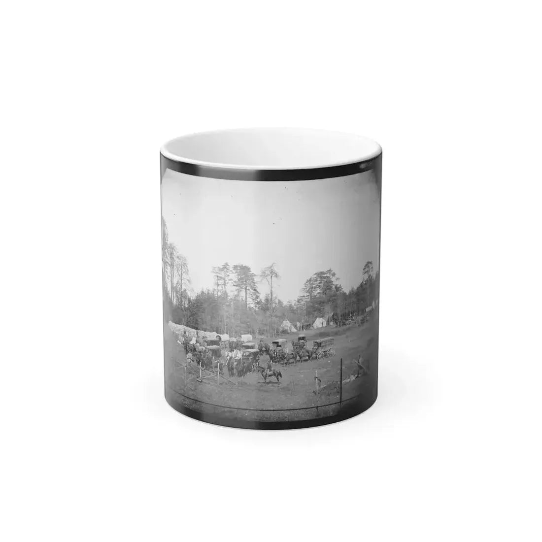 Brandy Station, Virginia. Bates Quarters. Headquarters, Army of the Potomac (U.S. Civil War) Color Changing Coffee Mug 11oz Default Title 11oz - Go Mug Yourself