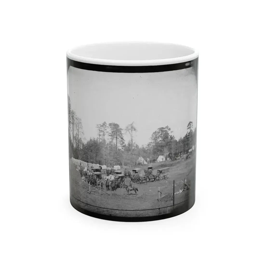 Brandy Station, Virginia. Bates Quarters. Headquarters, Army Of The Potomac (U.S. Civil War) White Coffee Mug 11oz - Go Mug Yourself