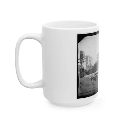 Brandy Station, Virginia. Bates Quarters. Headquarters, Army Of The Potomac (U.S. Civil War) White Coffee Mug - Go Mug Yourself