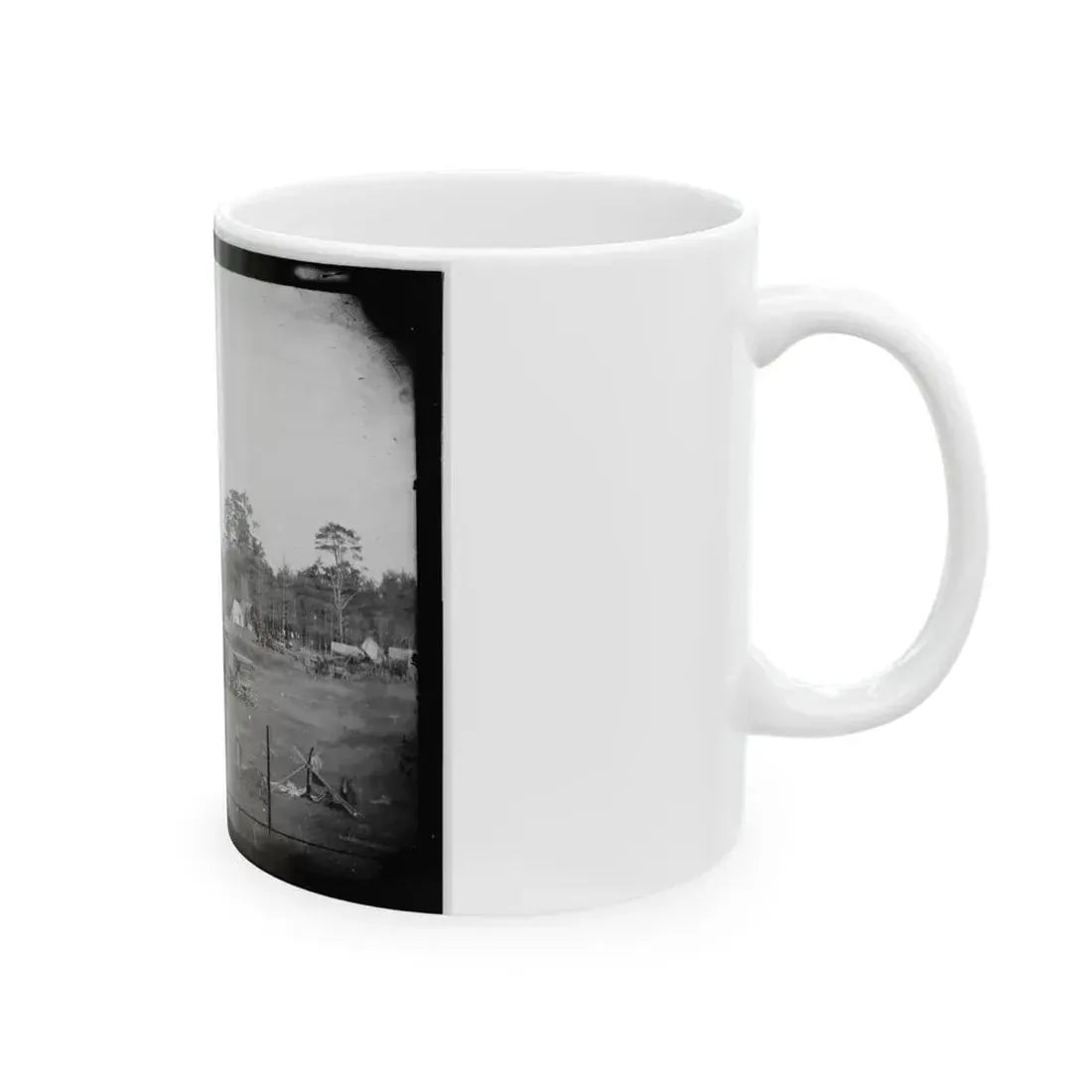 Brandy Station, Virginia. Bates Quarters. Headquarters, Army Of The Potomac (U.S. Civil War) White Coffee Mug - Go Mug Yourself