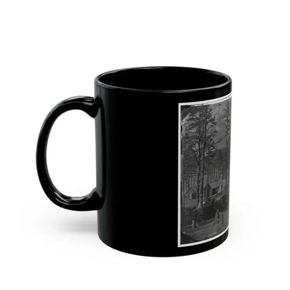 Brandy Station, Virginia. Camp At Headquarters, Army Of The Potomac(2) (U.S. Civil War) Black Coffee Mug - Go Mug Yourself