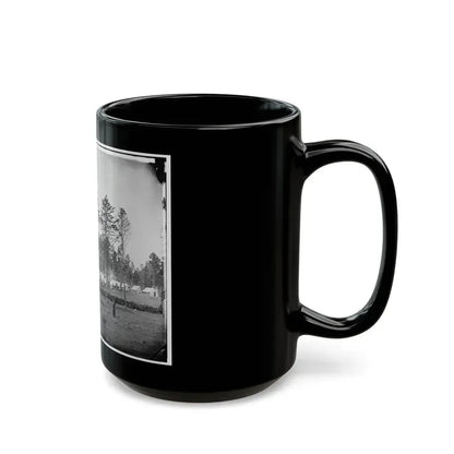 Brandy Station, Virginia. Camp At Headquarters, Army Of The Potomac (U.S. Civil War) Black Coffee Mug - Go Mug Yourself
