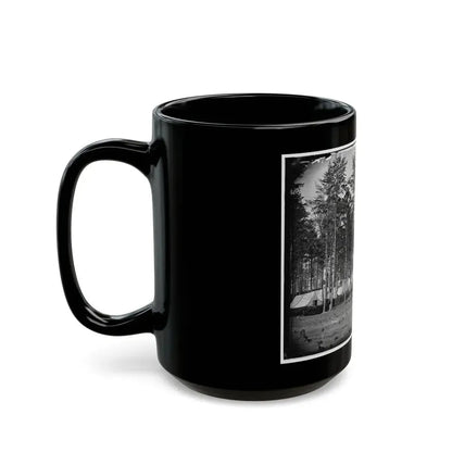 Brandy Station, Virginia. Camp At Headquarters, Army Of The Potomac (U.S. Civil War) Black Coffee Mug - Go Mug Yourself