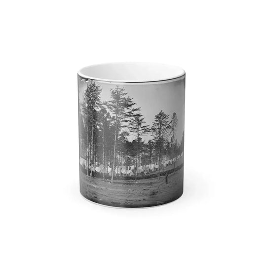 Brandy Station, Virginia. Camp at Headquarters, Army of the Potomac (U.S. Civil War) Color Changing Coffee Mug 11oz Default Title 11oz - Go Mug Yourself