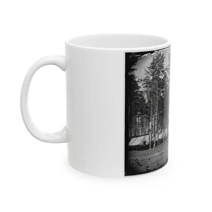 Brandy Station, Virginia. Camp At Headquarters, Army Of The Potomac (U.S. Civil War) White Coffee Mug - Go Mug Yourself