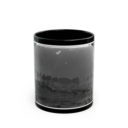 Brandy Station, Virginia. Camp Of 114th Pennsylvania Infantry (U.S. Civil War) Black Coffee Mug 11oz - Go Mug Yourself