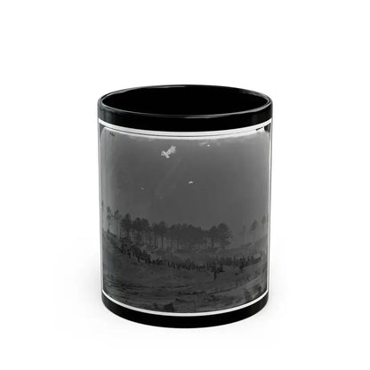 Brandy Station, Virginia. Camp Of 114th Pennsylvania Infantry (U.S. Civil War) Black Coffee Mug 11oz - Go Mug Yourself