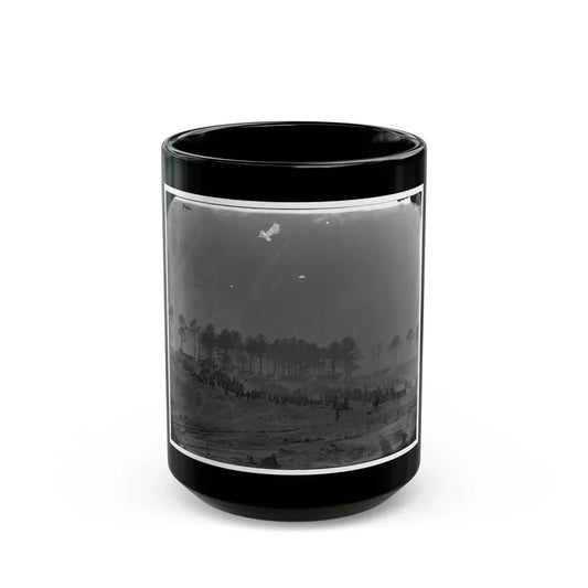 Brandy Station, Virginia. Camp Of 114th Pennsylvania Infantry (U.S. Civil War) Black Coffee Mug 15oz - Go Mug Yourself