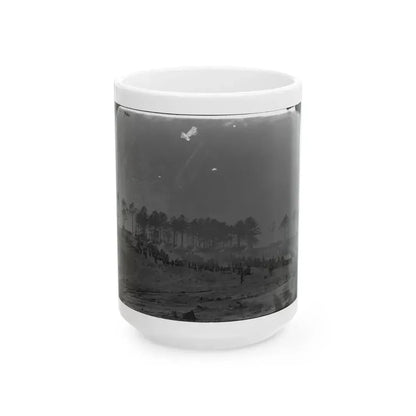 Brandy Station, Virginia. Camp Of 114th Pennsylvania Infantry (U.S. Civil War) White Coffee Mug 15oz - Go Mug Yourself