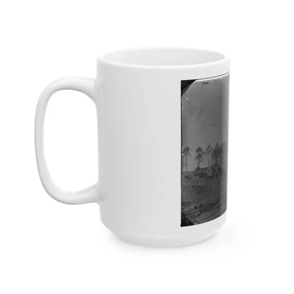 Brandy Station, Virginia. Camp Of 114th Pennsylvania Infantry (U.S. Civil War) White Coffee Mug - Go Mug Yourself