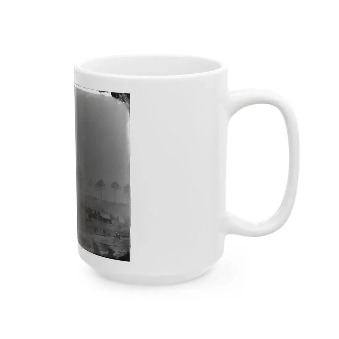 Brandy Station, Virginia. Camp Of 114th Pennsylvania Infantry (U.S. Civil War) White Coffee Mug - Go Mug Yourself