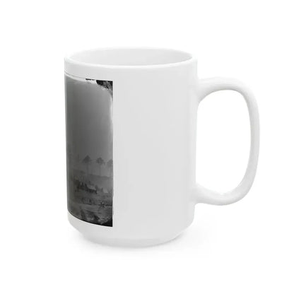 Brandy Station, Virginia. Camp Of 114th Pennsylvania Infantry (U.S. Civil War) White Coffee Mug - Go Mug Yourself