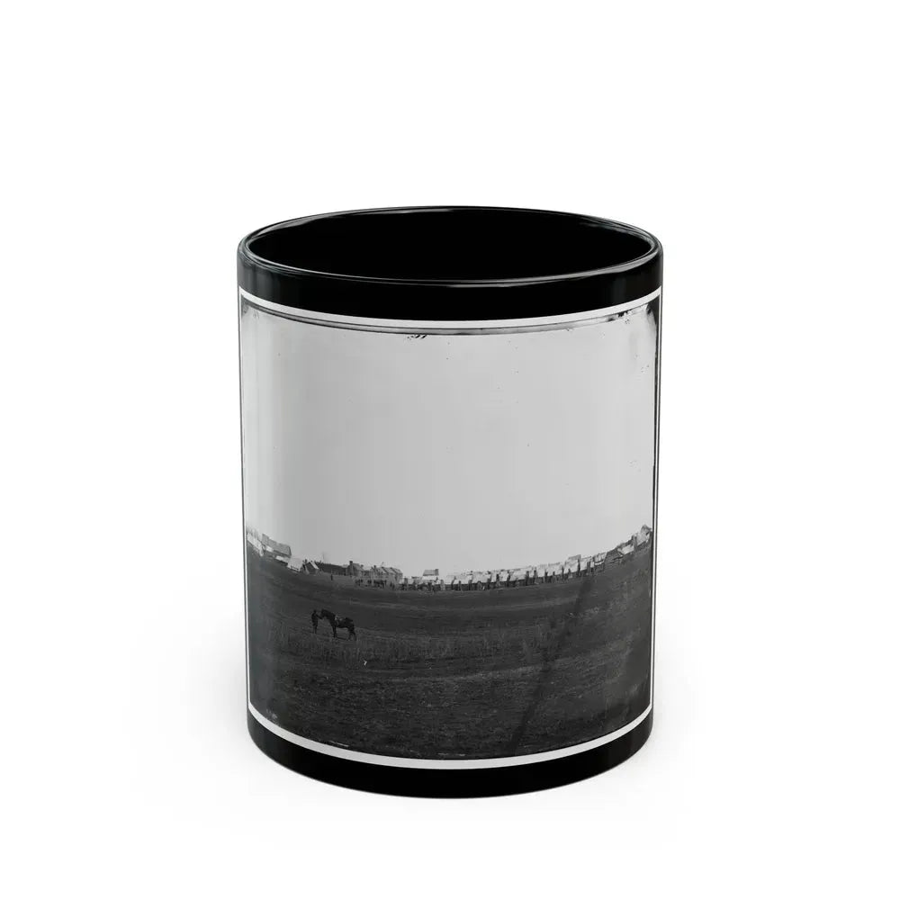 Brandy Station, Virginia. Camp Of U.S. Engineer Battalion (U.S. Civil War) Black Coffee Mug 11oz - Go Mug Yourself