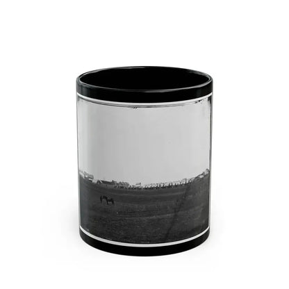 Brandy Station, Virginia. Camp Of U.S. Engineer Battalion (U.S. Civil War) Black Coffee Mug 11oz - Go Mug Yourself