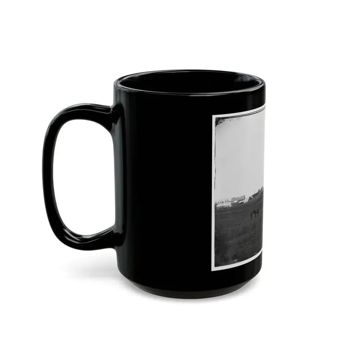 Brandy Station, Virginia. Camp Of U.S. Engineer Battalion (U.S. Civil War) Black Coffee Mug - Go Mug Yourself