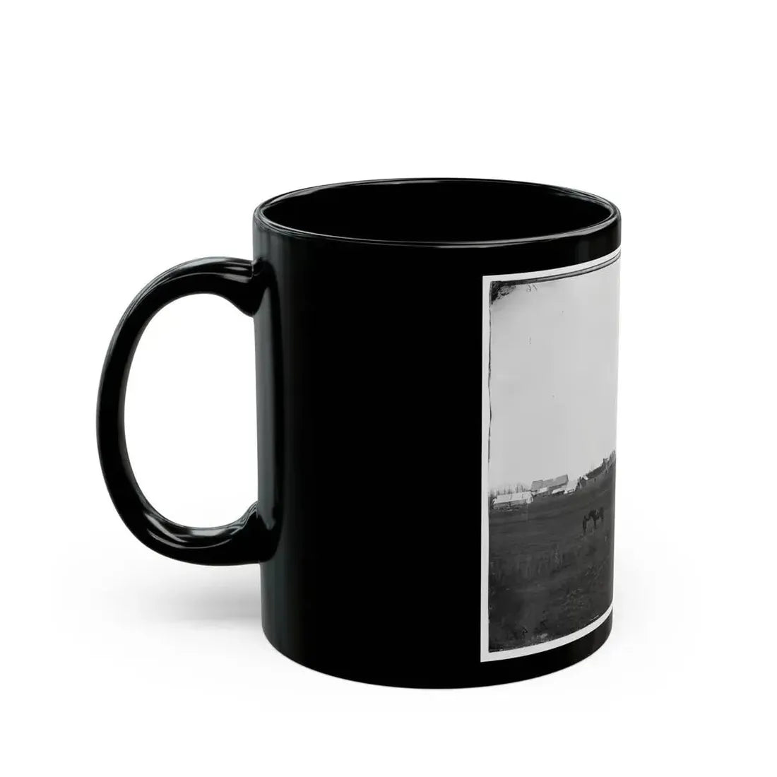 Brandy Station, Virginia. Camp Of U.S. Engineer Battalion (U.S. Civil War) Black Coffee Mug - Go Mug Yourself