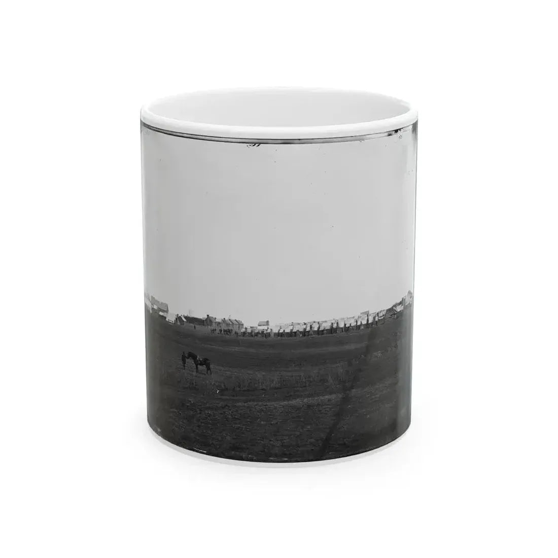 Brandy Station, Virginia. Camp Of U.S. Engineer Battalion (U.S. Civil War) White Coffee Mug 11oz - Go Mug Yourself