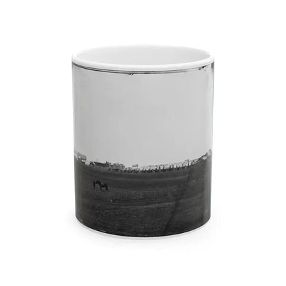 Brandy Station, Virginia. Camp Of U.S. Engineer Battalion (U.S. Civil War) White Coffee Mug 11oz - Go Mug Yourself