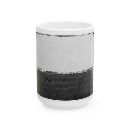 Brandy Station, Virginia. Camp Of U.S. Engineer Battalion (U.S. Civil War) White Coffee Mug 15oz - Go Mug Yourself