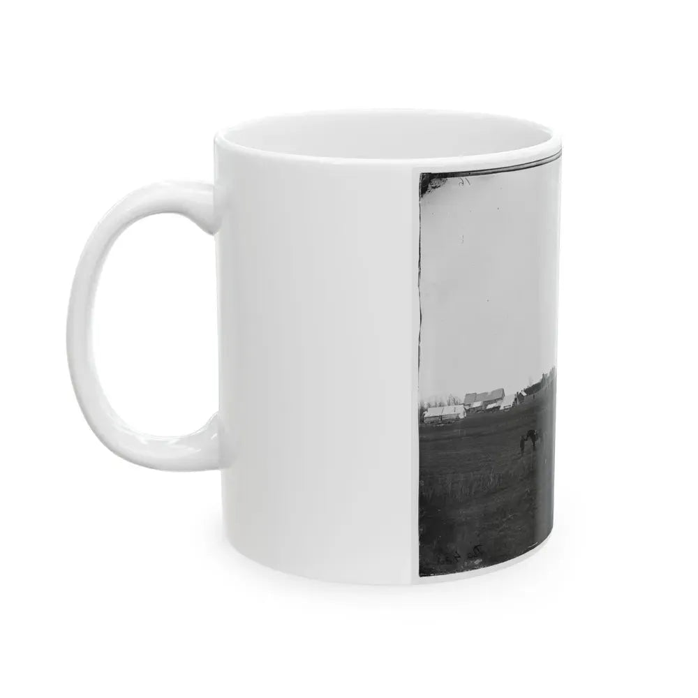 Brandy Station, Virginia. Camp Of U.S. Engineer Battalion (U.S. Civil War) White Coffee Mug - Go Mug Yourself