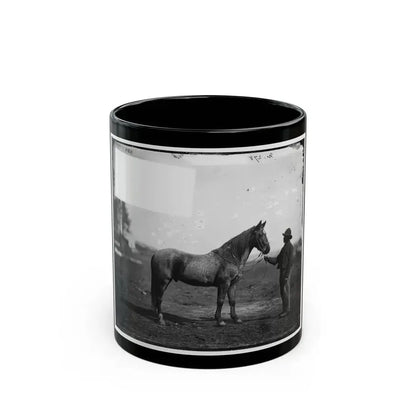 Brandy Station, Virginia. Capt. Beckwith's Horse, Headquarters, Army Of The Potomac (U.S. Civil War) Black Coffee Mug 11oz - Go Mug Yourself