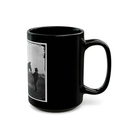 Brandy Station, Virginia. Capt. Beckwith's Horse, Headquarters, Army Of The Potomac (U.S. Civil War) Black Coffee Mug - Go Mug Yourself