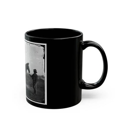 Brandy Station, Virginia. Capt. Beckwith's Horse, Headquarters, Army Of The Potomac (U.S. Civil War) Black Coffee Mug - Go Mug Yourself