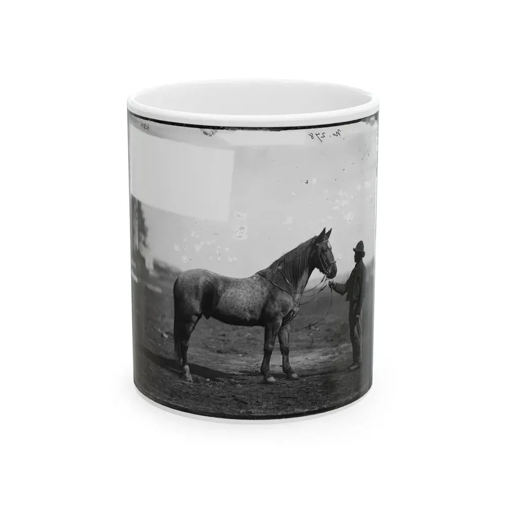 Brandy Station, Virginia. Capt. Beckwith's Horse, Headquarters, Army Of The Potomac (U.S. Civil War) White Coffee Mug 11oz - Go Mug Yourself