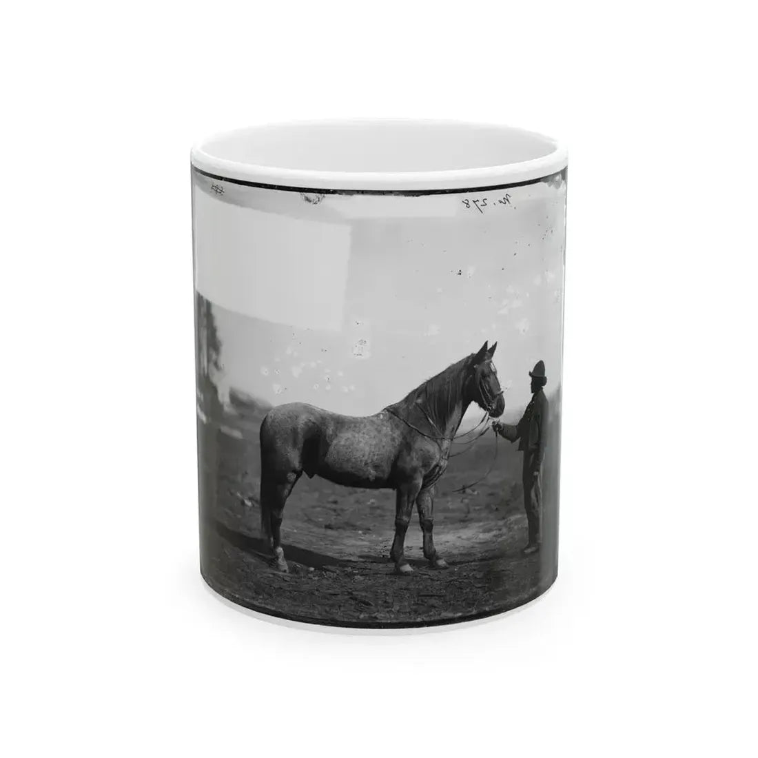Brandy Station, Virginia. Capt. Beckwith's Horse, Headquarters, Army Of The Potomac (U.S. Civil War) White Coffee Mug 11oz - Go Mug Yourself