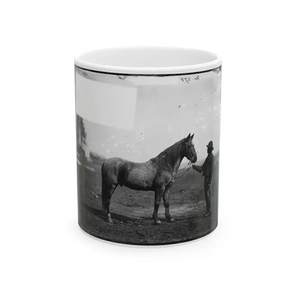 Brandy Station, Virginia. Capt. Beckwith's Horse, Headquarters, Army Of The Potomac (U.S. Civil War) White Coffee Mug 11oz - Go Mug Yourself