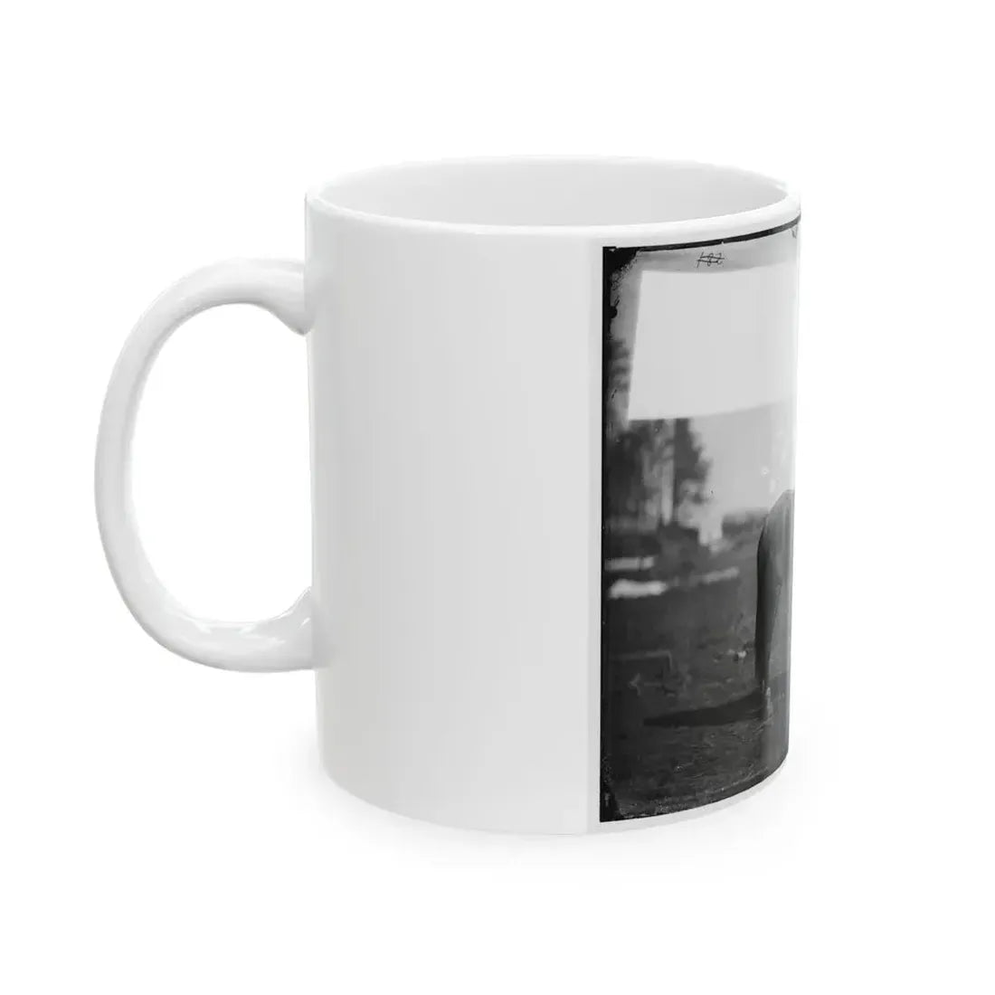 Brandy Station, Virginia. Capt. Beckwith's Horse, Headquarters, Army Of The Potomac (U.S. Civil War) White Coffee Mug - Go Mug Yourself