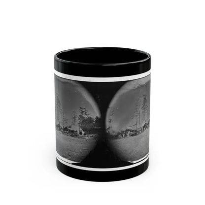 Brandy Station, Virginia. Carpenter, Wheelwright And Harness Shops. Headquarters, Army Of The Potomac (U.S. Civil War) Black Coffee Mug 11oz - Go Mug Yourself
