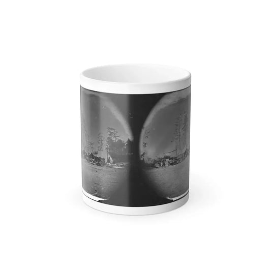 Brandy Station, Virginia. Carpenter, Wheelwright and Harness Shops. Headquarters, Army of the Potomac (U.S. Civil War) Color Changing Coffee Mug 11oz Default Title 11oz - Go Mug Yourself