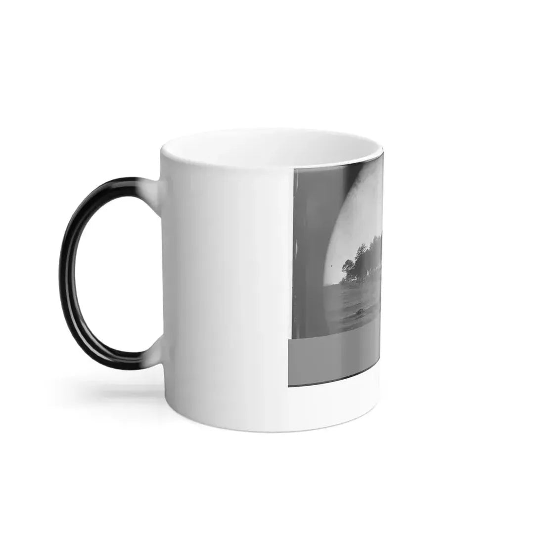 Brandy Station, Virginia. Col. G.H. Sharpe's Quarters. Headquarters, Army of the Potomac. Bull Ring in the Distance (U.S. Civil War) Color Changing Coffee Mug 11oz - Go Mug Yourself