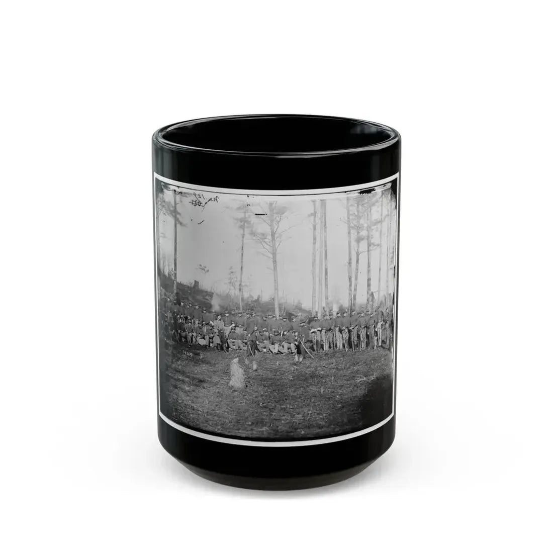 Brandy Station, Virginia. Detachment Of 1st U.S. Cavalry (U.S. Civil War) Black Coffee Mug 15oz - Go Mug Yourself