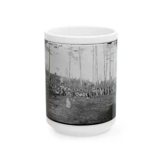 Brandy Station, Virginia. Detachment Of 1st U.S. Cavalry (U.S. Civil War) White Coffee Mug 15oz - Go Mug Yourself