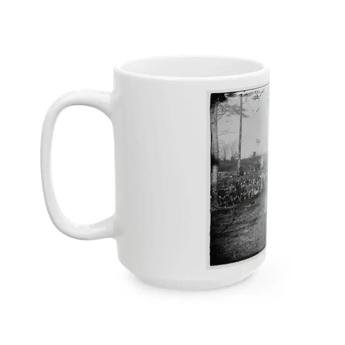 Brandy Station, Virginia. Detachment Of 1st U.S. Cavalry (U.S. Civil War) White Coffee Mug - Go Mug Yourself