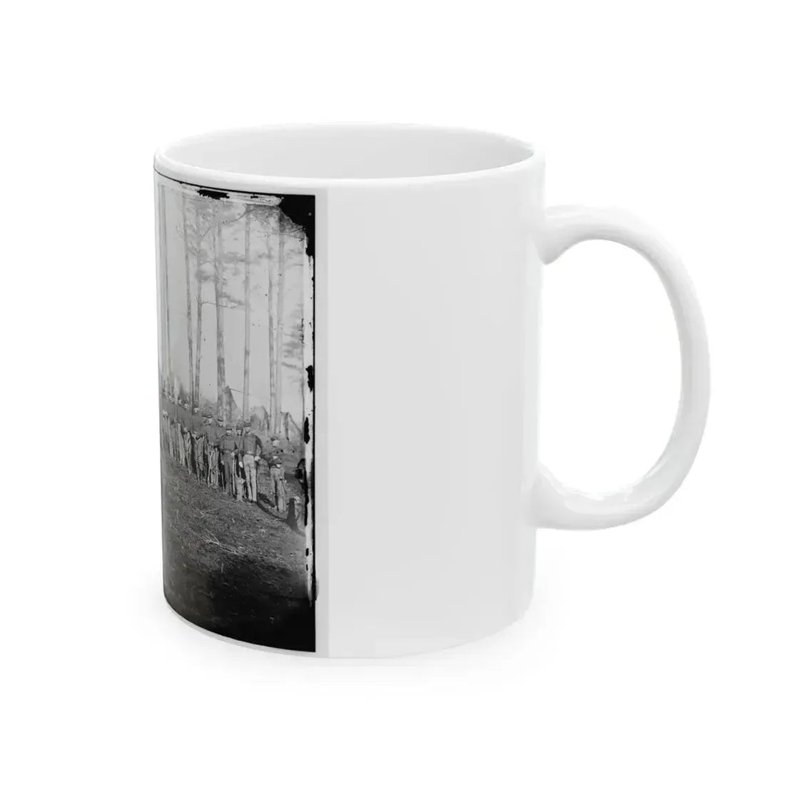 Brandy Station, Virginia. Detachment Of 1st U.S. Cavalry (U.S. Civil War) White Coffee Mug - Go Mug Yourself