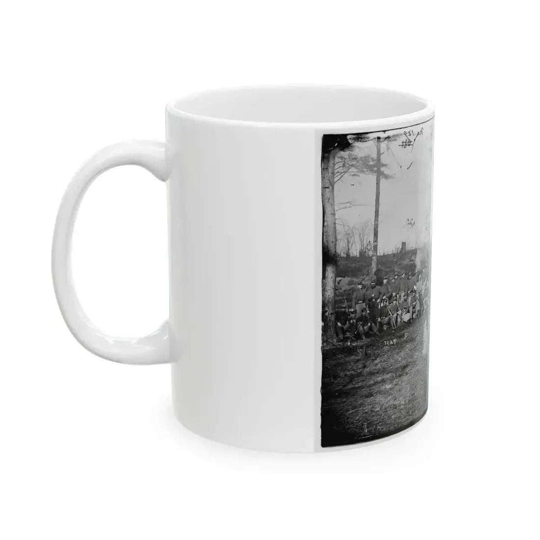 Brandy Station, Virginia. Detachment Of 1st U.S. Cavalry (U.S. Civil War) White Coffee Mug - Go Mug Yourself