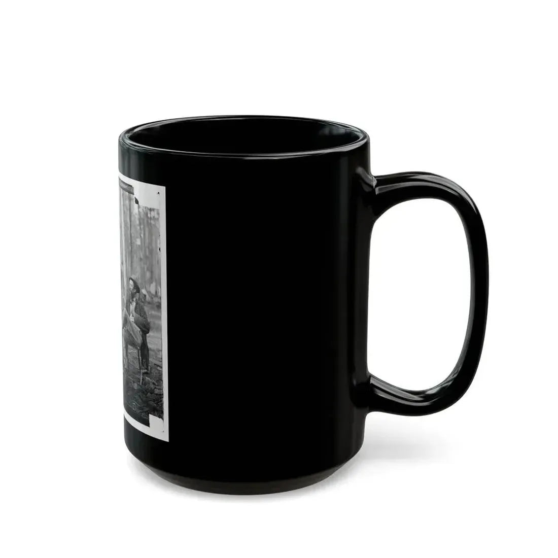 Brandy Station, Virginia. Discussing The Probilities ( ) Of The Next Move (U.S. Civil War) Black Coffee Mug - Go Mug Yourself