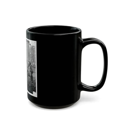 Brandy Station, Virginia. Discussing The Probilities ( ) Of The Next Move (U.S. Civil War) Black Coffee Mug - Go Mug Yourself