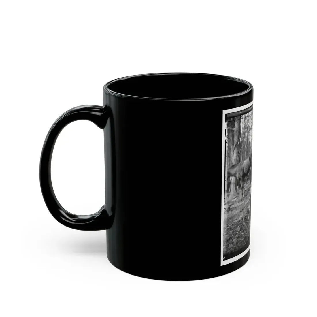 Brandy Station, Virginia. Discussing The Probilities ( ) Of The Next Move (U.S. Civil War) Black Coffee Mug - Go Mug Yourself