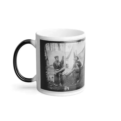 Brandy Station, Virginia. Discussing the Probilities of the Next Move (U.S. Civil War) Color Changing Coffee Mug 11oz - Go Mug Yourself