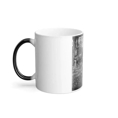 Brandy Station, Virginia. Discussing the Probilities ( ) of the Next Move (U.S. Civil War) Color Changing Coffee Mug 11oz - Go Mug Yourself